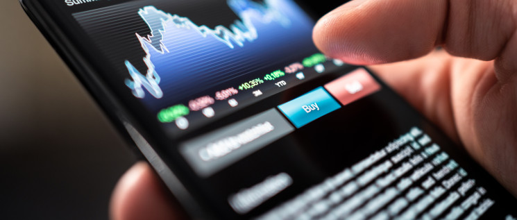 Trading boursier avec téléphone
