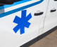 une ambulance pour le transport de malades
